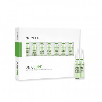 Концентрат матирующий поры кожи лица - Линия Uniqcure, 7 амп. х 2мл Skeyndor