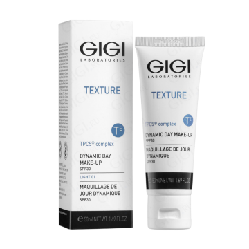 Динамический дневной тональный крем SPF 30 Тон 01 - Лайт Texture DDM Dynamic Day Make-Up Light, 50 мл GIGI