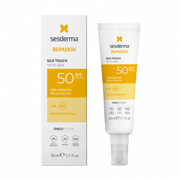 Солнцезащитное средство с нежностью шелка для лица Repaskin Silk Touch SPF 50, 50 мл Сесдерма (Sesderma)