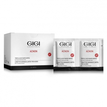Салфетки-пилинг трехкислотные Acnon Triple Acid Rapid Wipes, 1 шт GIGI