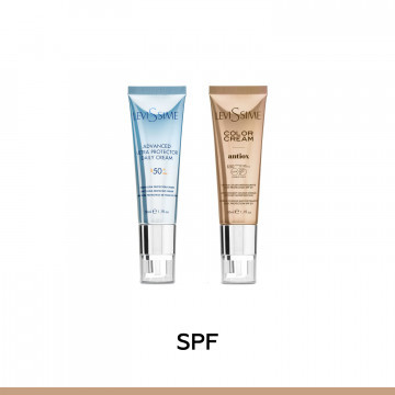Солнцезащитные средства с SPF Levissime