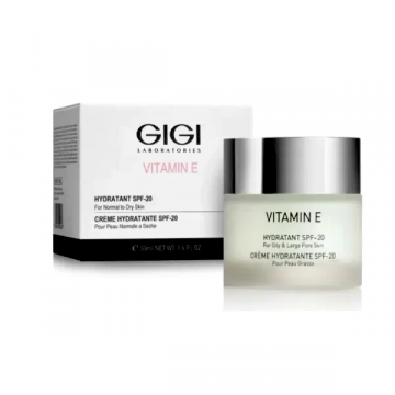 Крем увлажняющий для сухой кожи Vitamin E Hydratant SPF-20, 50 мл GIGI