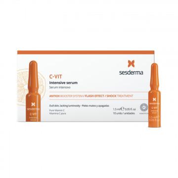 Сыворотка интенсивная 12% Intensive serum C-VIT, 10 шт по 1,5 мл Сесдерма (Sesderma)