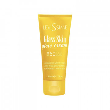 Крем солнцезащитный антиоксидантный для лица с эффектом Glass Skin SPF50 LeviSsime, 50 мл