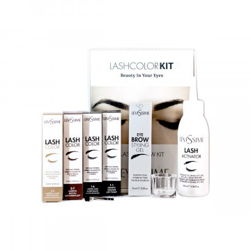 Набор для окрашивания бровей Lash Color Kit (8 предметов) LeviSsime