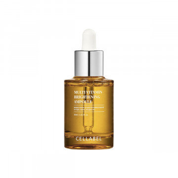 Биомиметическая мультивитаминная сыворотка Multi Vitamin Brightening Ampoule, 30 мл (Cellabel)