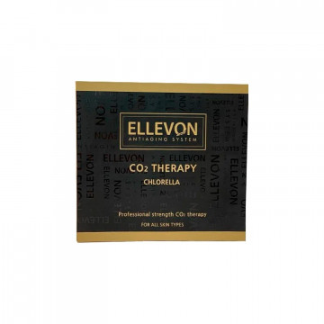 Маска для лица СО2 терапия с хлореллой CO2 Therapy Chlorella (Ellevon)