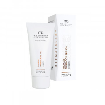 Омолаживающий солнцезащитный крем Mesaltera Proage Sunblock SPF 50+, 50 мл. (MESALTERA by Dr. Mikhaylova)