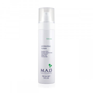 Успокаивающий тоник «Гидробаланс» Delicate Hydrating Toner, 150 мл M.A.D Skincare