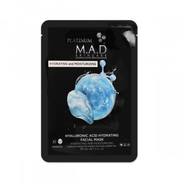 Восстанавливающая маска-саше "Платинум" Platinum Hyaluronic Acid Hydrating Facial Mask, 1 шт M.A.D Skincare
