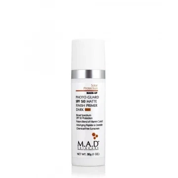 Матирующий крем-праймер с защитой SPF 50 Photo Guard Matte Finish Primer — Dark, 30 гр. M.A.D Skincare