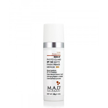 Матирующий крем-праймер с защитой SPF 50 Photo Guard Matte Finish Primer - Medium, 30 гр. M.A.D Skincare