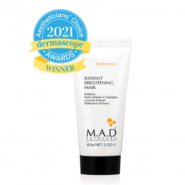 Восстанавливающая маска для нормализации тона кожи Radiant brightening mask, 60 гр M.A.D Skincare