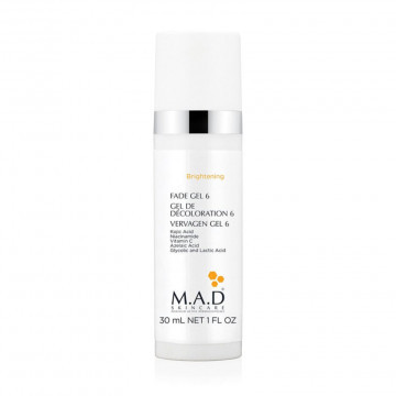 Суперактивная сыворотка для осветления нормализации тона кожи Fade gel 6, 30 мл M.A.D Skincare
