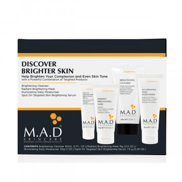 Дорожный набор препаратов для осветления кожи Brightening Discover Kit M.A.D Skincare