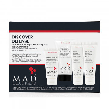 Дорожный набор препаратов для восстановления и защиты кожи Environmental Discovery Kit M.A.D Skincare 