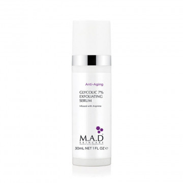 Отшелушивающая сыворотка с 7% гликолевой кислотой Glycolic exfoliating serum, 30 гр M.A.D Skincare