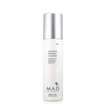 Очищающий гель с миндальной кислотой для глубокого увлажнения Mandelic refining cleanser, 200 мл M.A.D Skincare