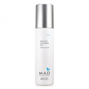 Очищающий гель с 2% салициловой кислотой Salicylic cleansing gel, 200 мл M.A.D Skincare